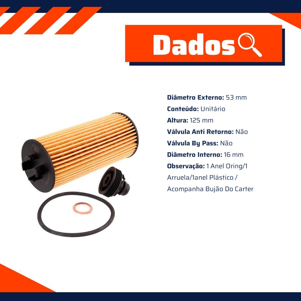 Kit Filtro e 6L Óleo Motor 5W30 Magnatec - Castrol / Wega - 3434565 / WOE-226 - (10)