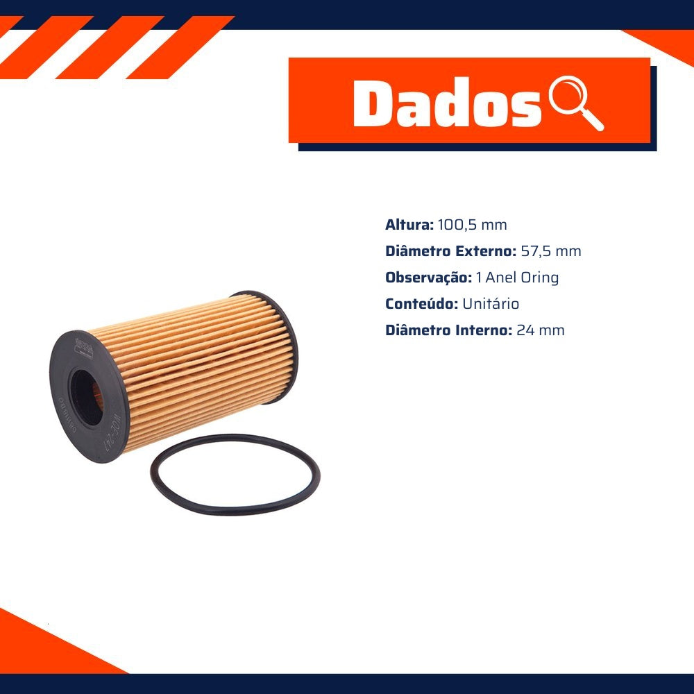 Kit Filtro e 7L Óleo Motor 5W40 Magnatec - Castrol / Wega - 3438139 / WOE-247 - (10)