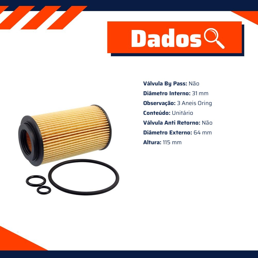 Kit Filtro e 9L Óleo Motor 5W30 Edge - Castrol / Wega - 3435580 / WOE-455 - (10)