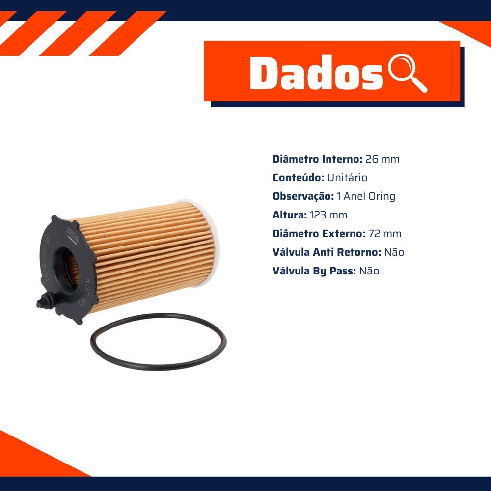Kit Filtro e 7L Óleo Motor 5W30 Magnatec - Castrol / Wega - 3434565 / WOE-913 - (10)