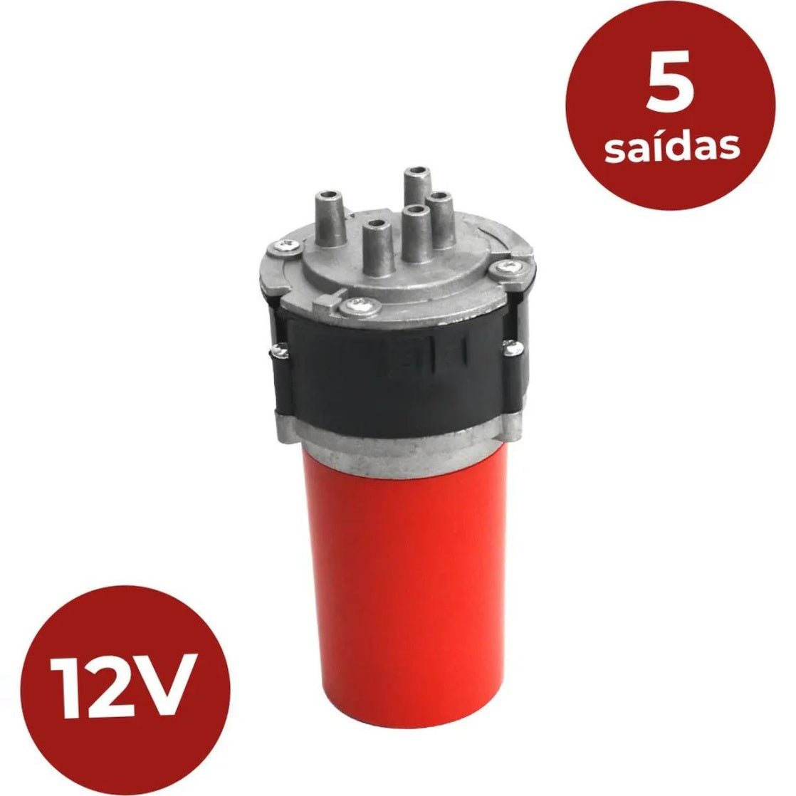 Buzina Musical 5 Cornetas La Cucaracha 12V - Gauss - GB1078 - (4)