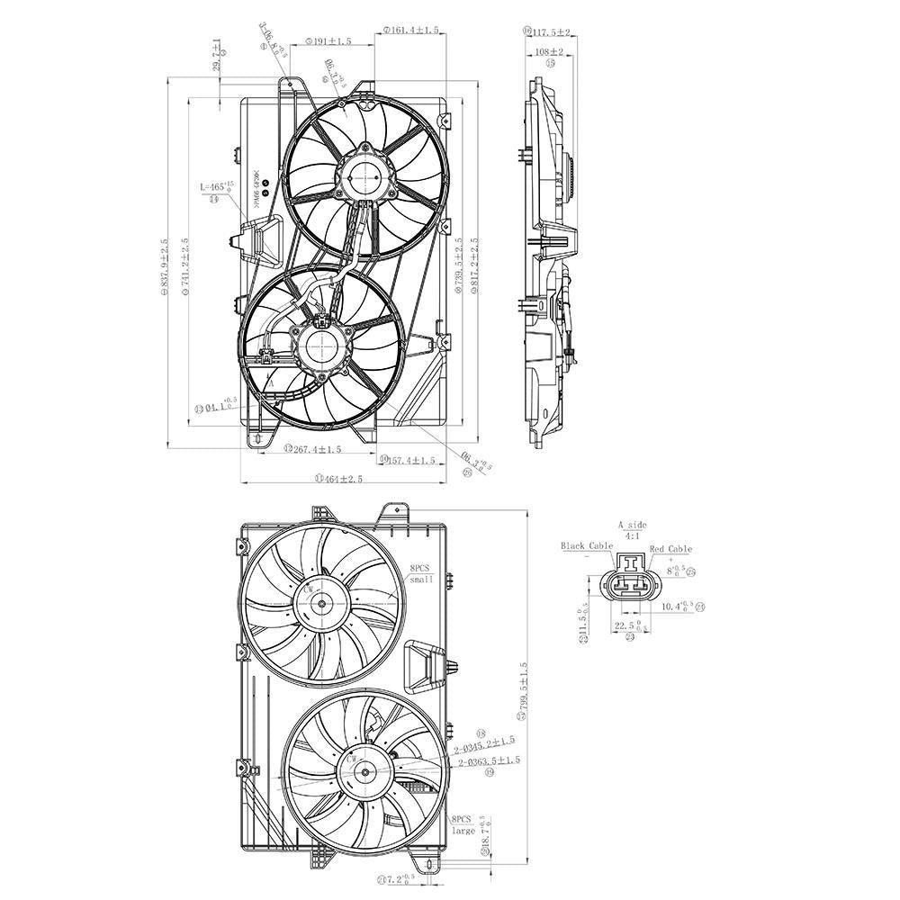 Eletroventilador - Gauss - ge1153 - (2)