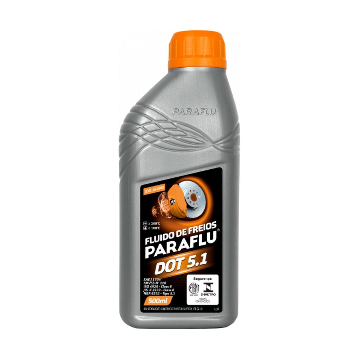 Fluido de Freios DOT 5.1 500 ml - Paraflu - 10-7500 - (1)