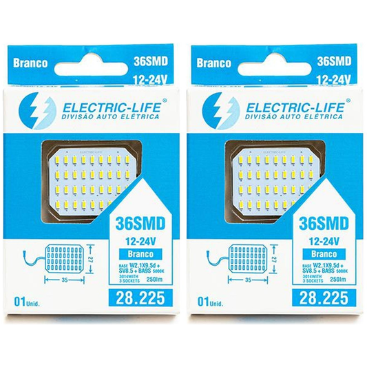2 Lâmpada Led 3014 - Electric-Life - 28225 - (1)