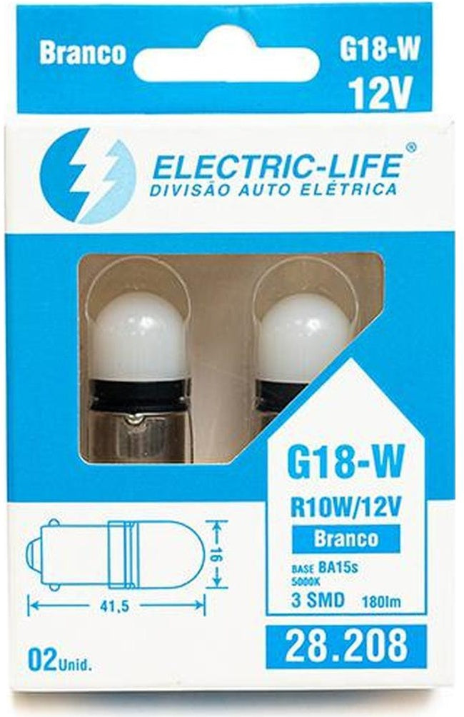 Lâmpada Led G18 1.8W Branca - Electric-Life - 28208 - (1)
