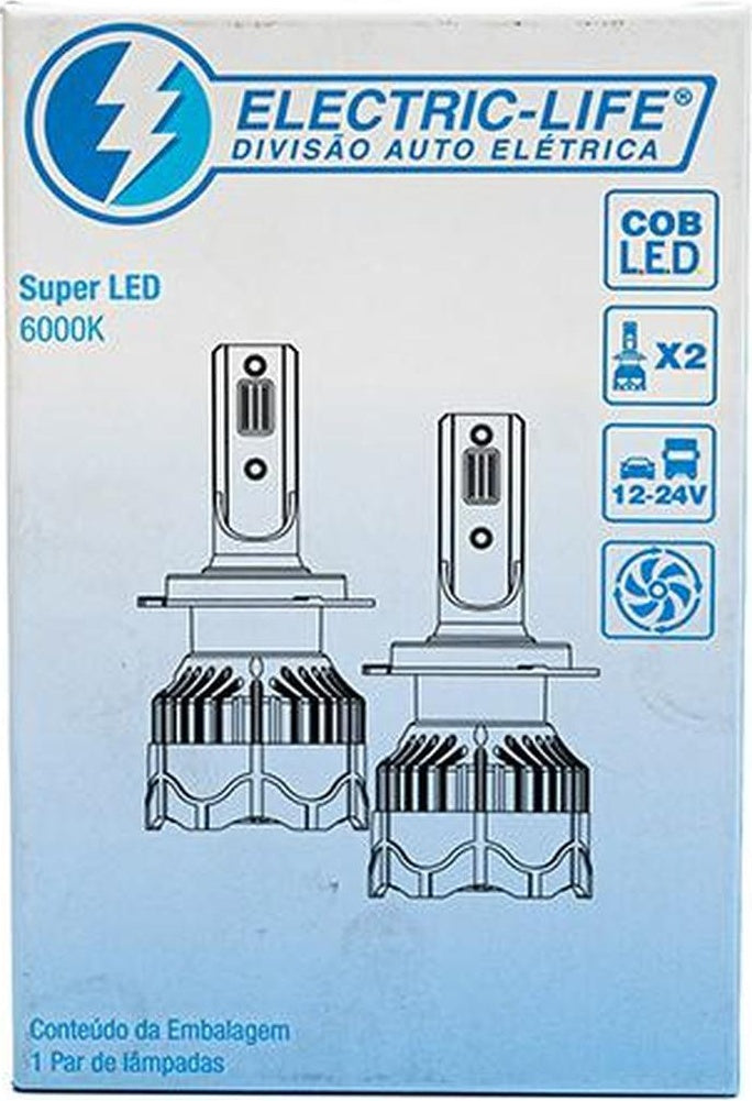 Lâmpada Super Led H4 - Electric-Life - 27202 - (2)