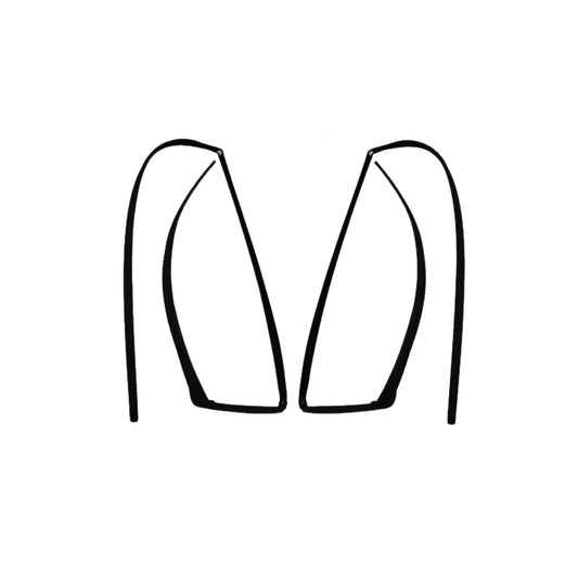 Par de Canaletas da Porta - Uniflex - 37498 - (1)