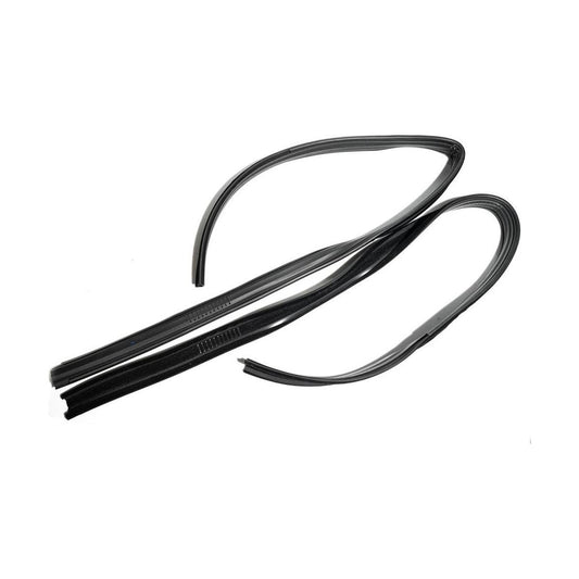 Par de Canaletas sem Pestana da Porta Traseira - Uniflex - 38134 - (1)