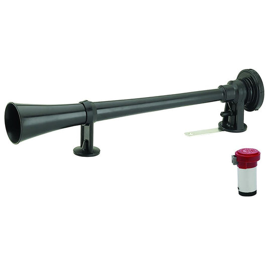 Buzina Corneta Preta 12V - Gauss - GB1011 - (1)