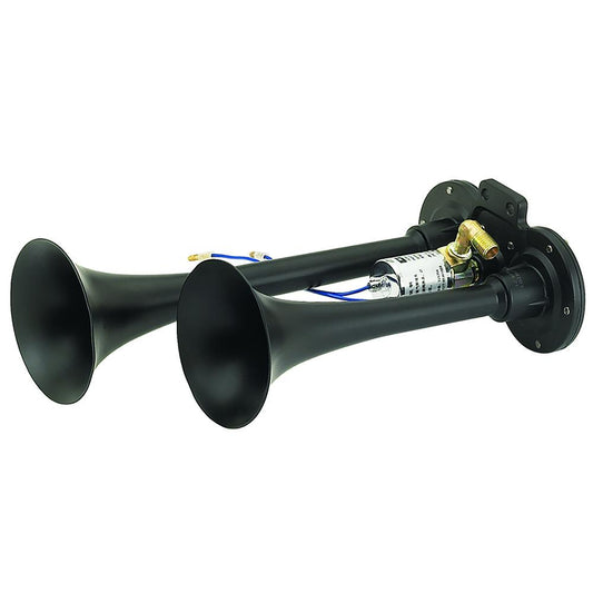 Buzina de 2 Cornetas Cromada 12/24V - Gauss - GB1090 - (1)