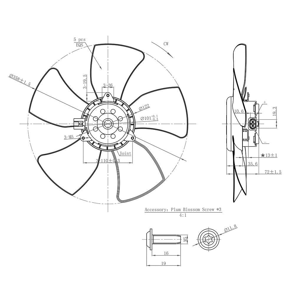 Eletroventilador - Gauss - GE1039 - (3)