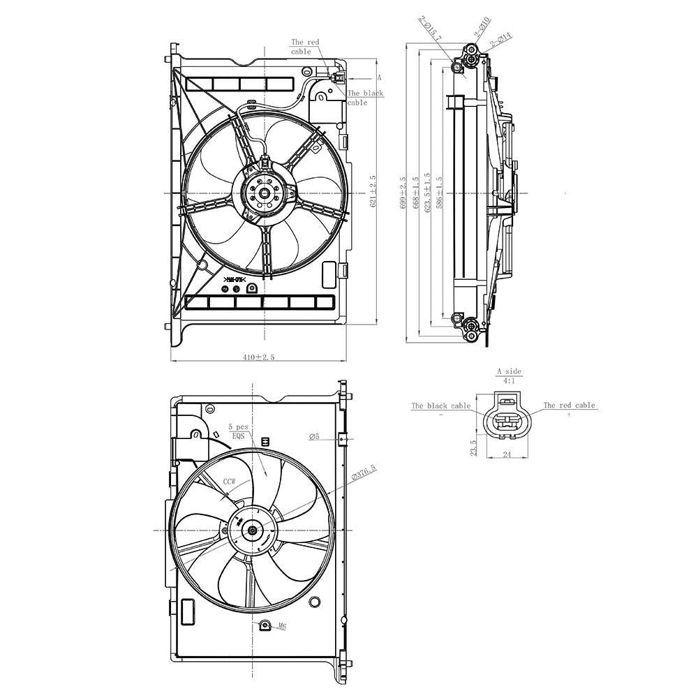 Eletroventilador - Gauss - GE1044 - (2)