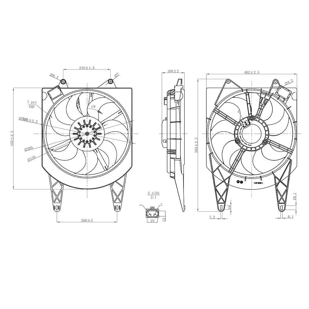 Eletroventilador - Gauss - GE1073 - (2)
