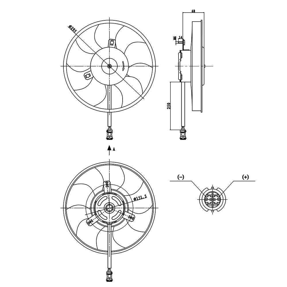 Eletroventilador - Gauss - GE1154 - (3)