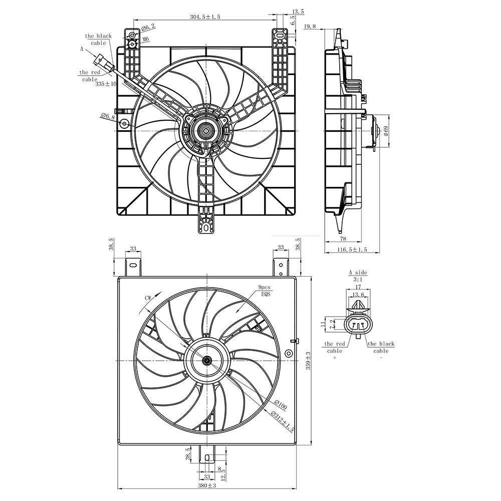 Eletroventilador - Gauss - GE1183 - (4)