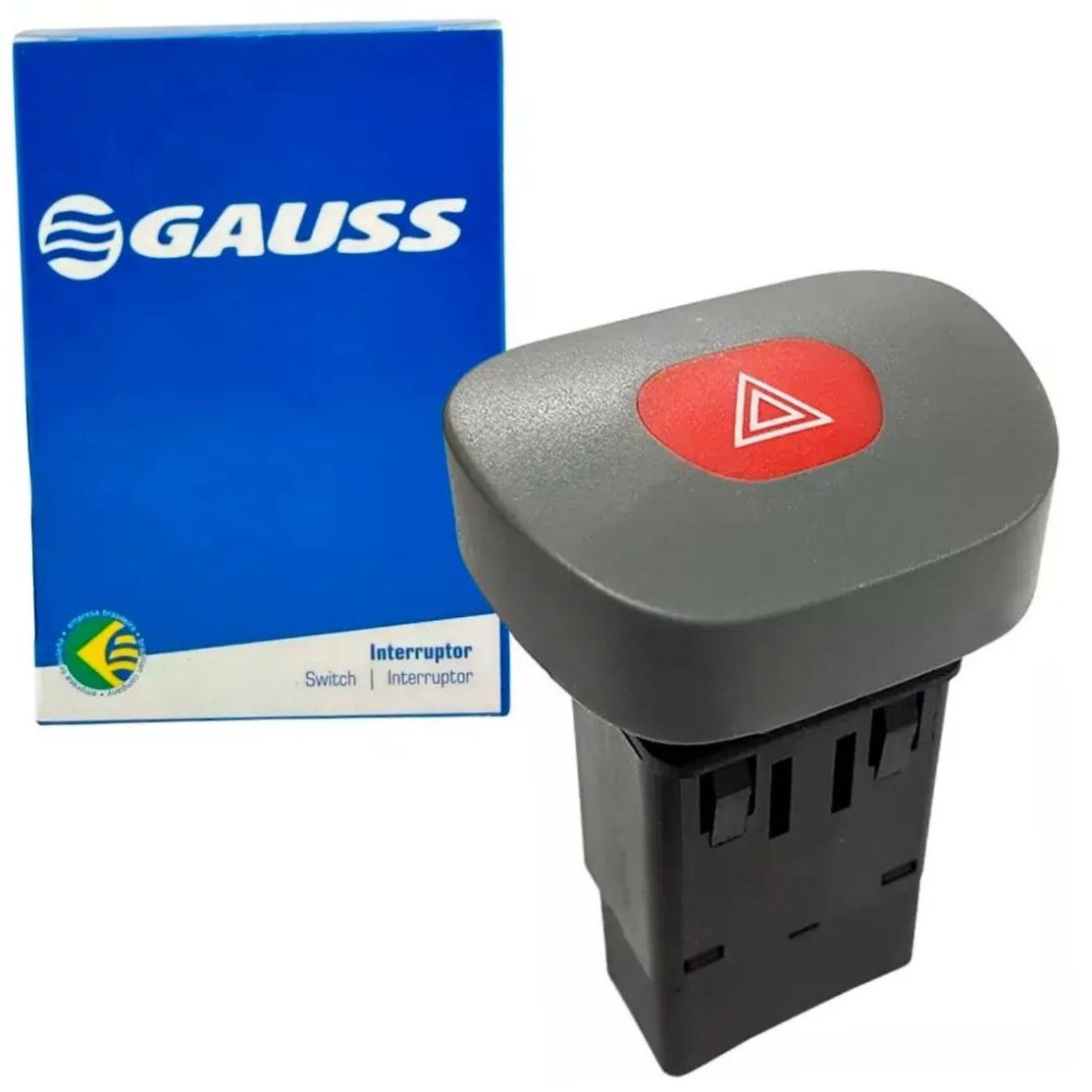 Interruptor do Pisca Alerta para Renault CLIO e CLIO SEDAN - Gauss - GE2134 - (1)