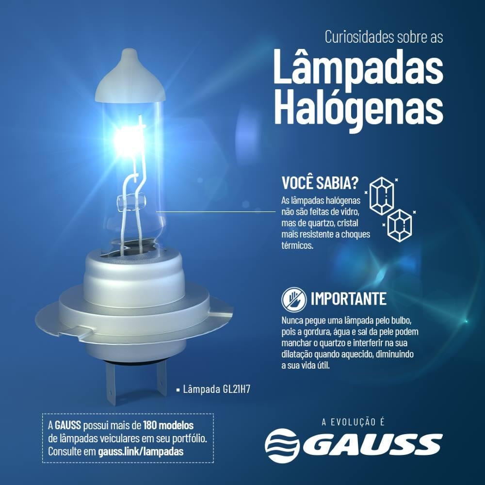 Lâmpada Miniatura W2.3W 12V 2.3W Incolor - Gauss - GL2723 - (2)