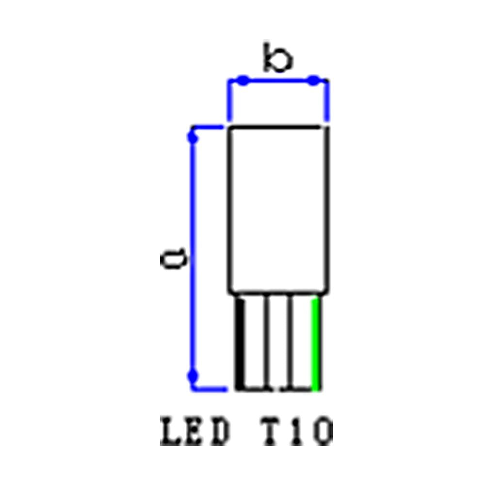 Lâmpada Miniatura Led 12V 1,01W White - Gauss - GL321LED - (2)