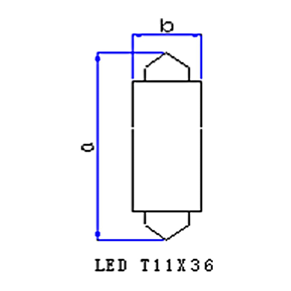 Lâmpada Miniatura Led 12V 1,49W White - Gauss - GL329LED - (2)