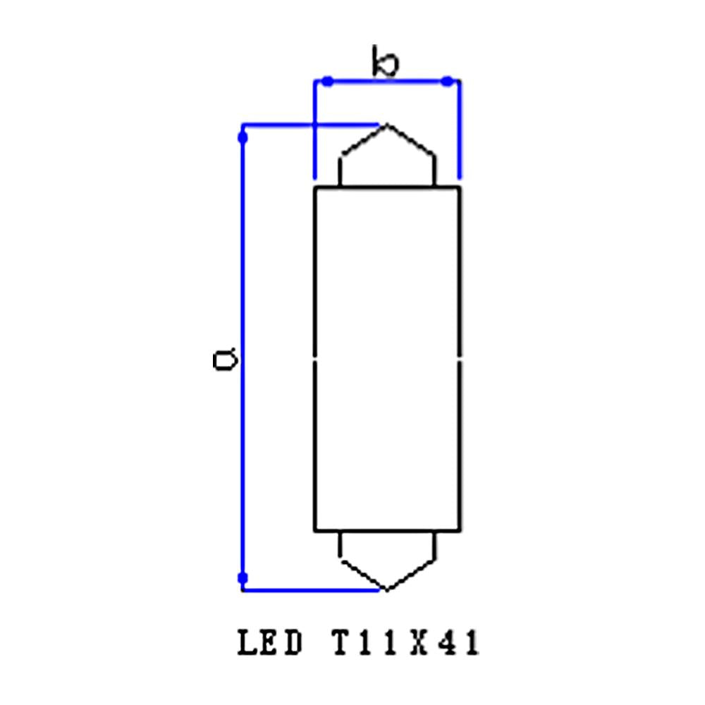 Lâmpada Miniatura Led 12V 2,23W White - Gauss - GL325LED - (2)
