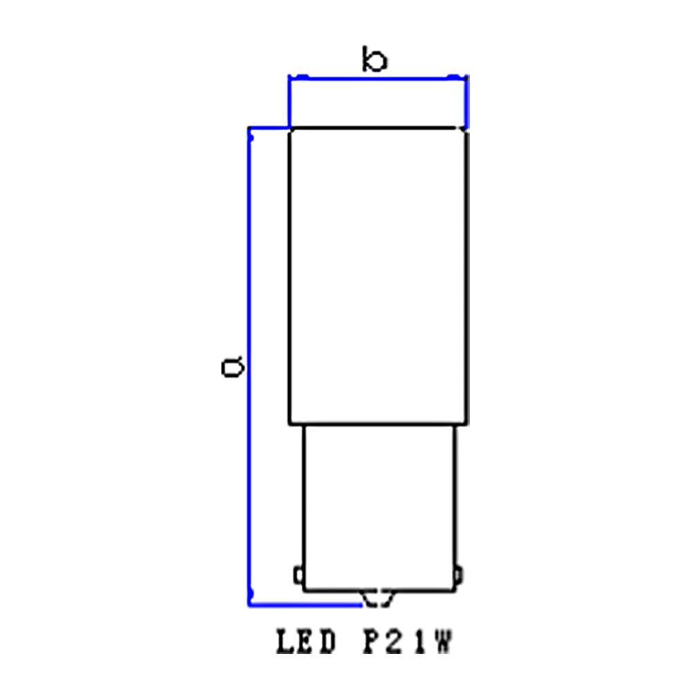 Lâmpada Miniatura Led 12V 2,54W White - Gauss - GL305LED - (2)