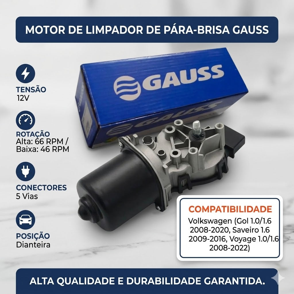 Motor do Limpador de Para-Brisas - Gauss - GE5119 - (2)