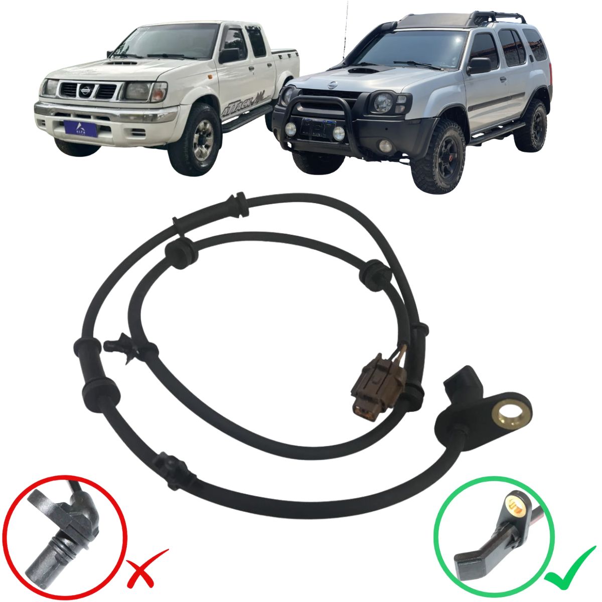 Sensor ABS Dianteiro Esquerdo - Gauss - GS2423 - (1)