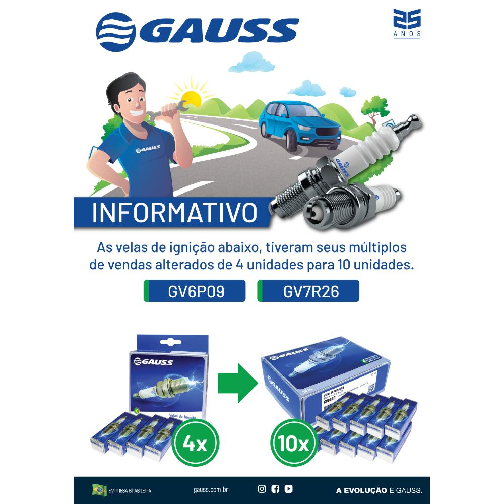 Vela de Ignição - Gauss - GV7R26 - (2)