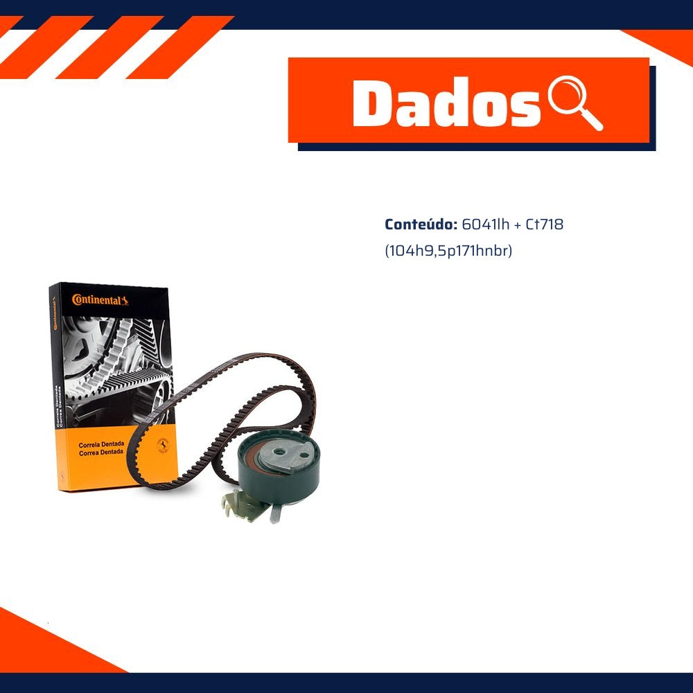 Kit Correia Dentada Sincronizadora - Cobra Automotiva - KT1245 - (8)