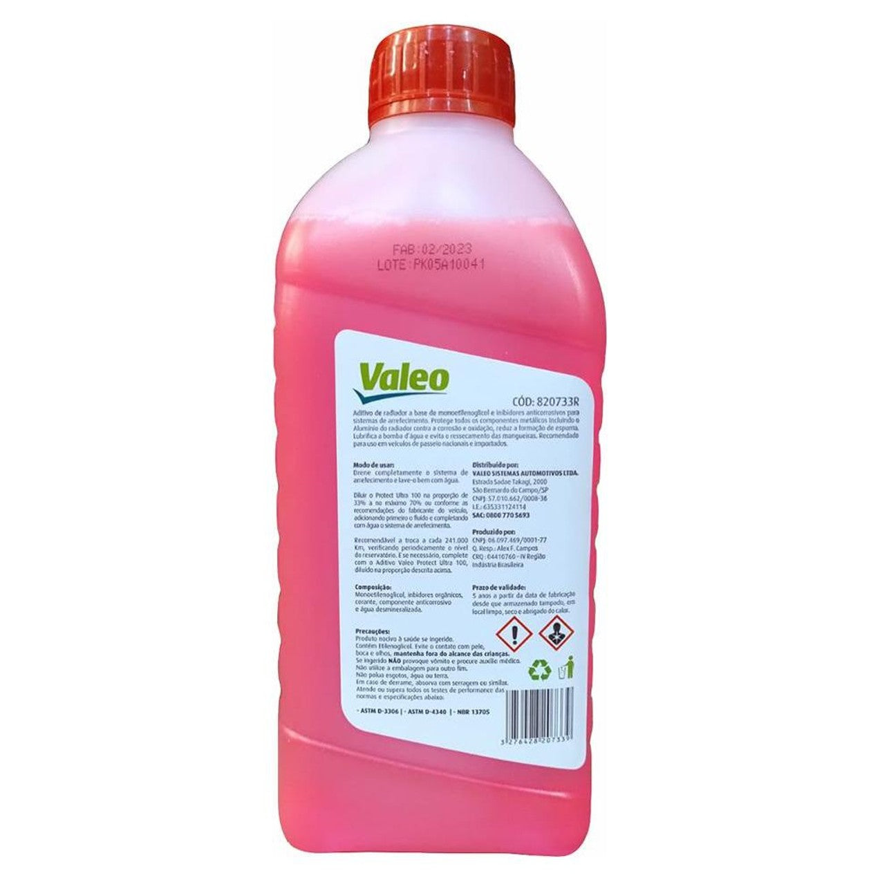 Aditivo para Radiador Protect Ultra Orgânico Concentrado Rosa 1 Litro - Valeo - 820733R - (3)