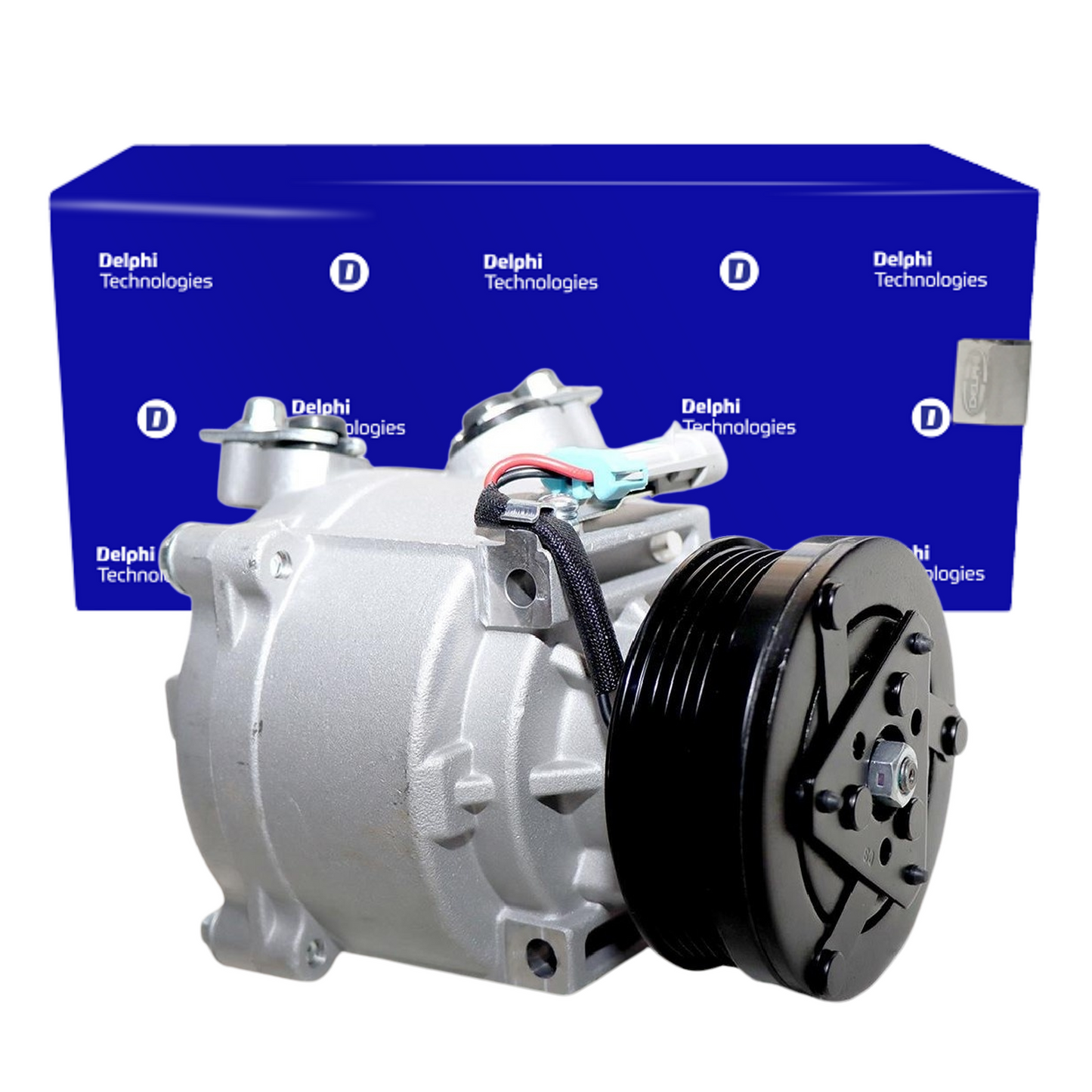 Compressor Ar Condicionado ONIX PRISMA COBALT 1.4 1.8 SPIN 1.8 - Delphi - CS20569 - (1)