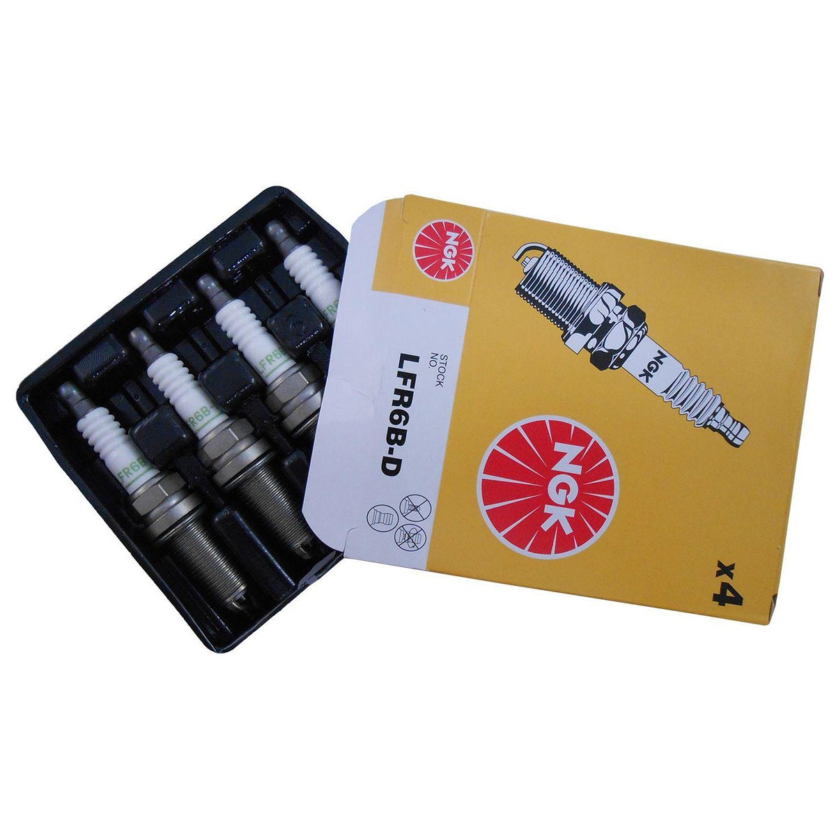 Kit 4 Vela de Ignição - NGK - LFR6B-D - (2)