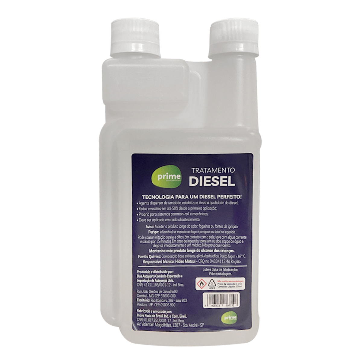 Aditivo De Tratamento Para Diesel 500 mL - Prime Biosolutions - (2)