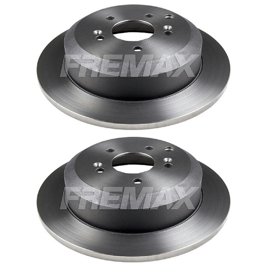 Par de Discos de Freio Sólido Traseiro - Fremax - BD4052 - (1)