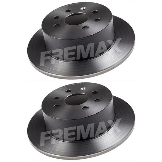 Par de Discos de Freio Sólido Traseiro - Fremax - BD9209 - (1)
