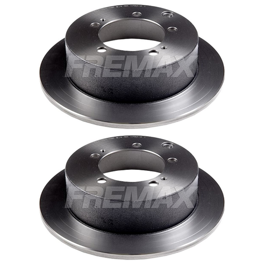 Par de Discos de Freio Sólido Traseiro - Fremax - BD8326 - (1)
