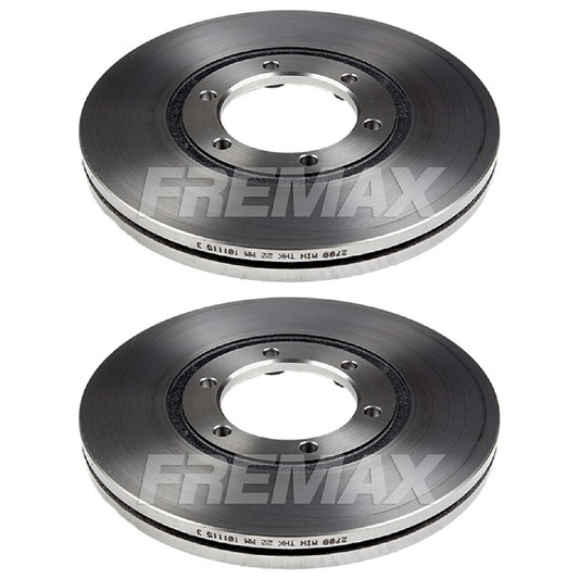 Par de Discos de Freio Ventilado Dianteiro - Fremax - BD2700 - (1)