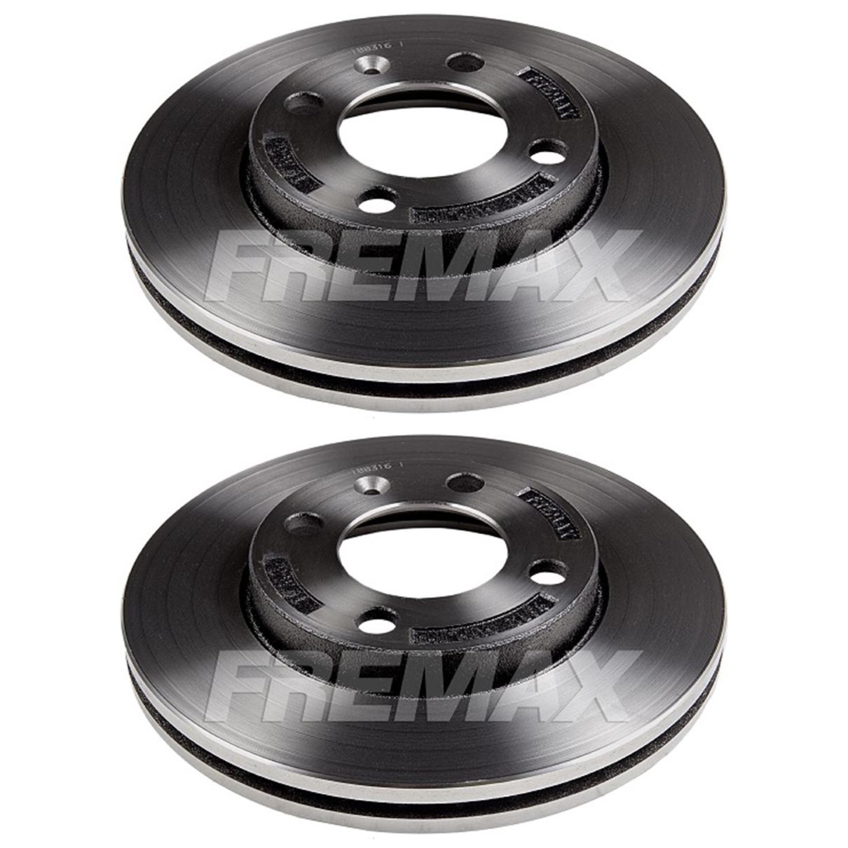 Par de Discos de Freio Ventilado Dianteiro - Fremax - BD9612 - (1)