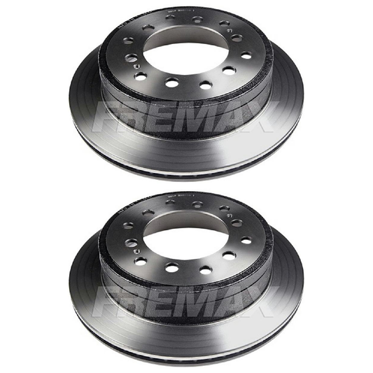 Par de Discos de Freio Ventilado Traseiro - Fremax - BD2917 - (1)