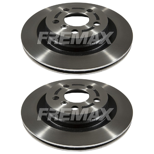 Par de Discos de Freio Ventilado Traseiro - Fremax - BD0044 - (1)