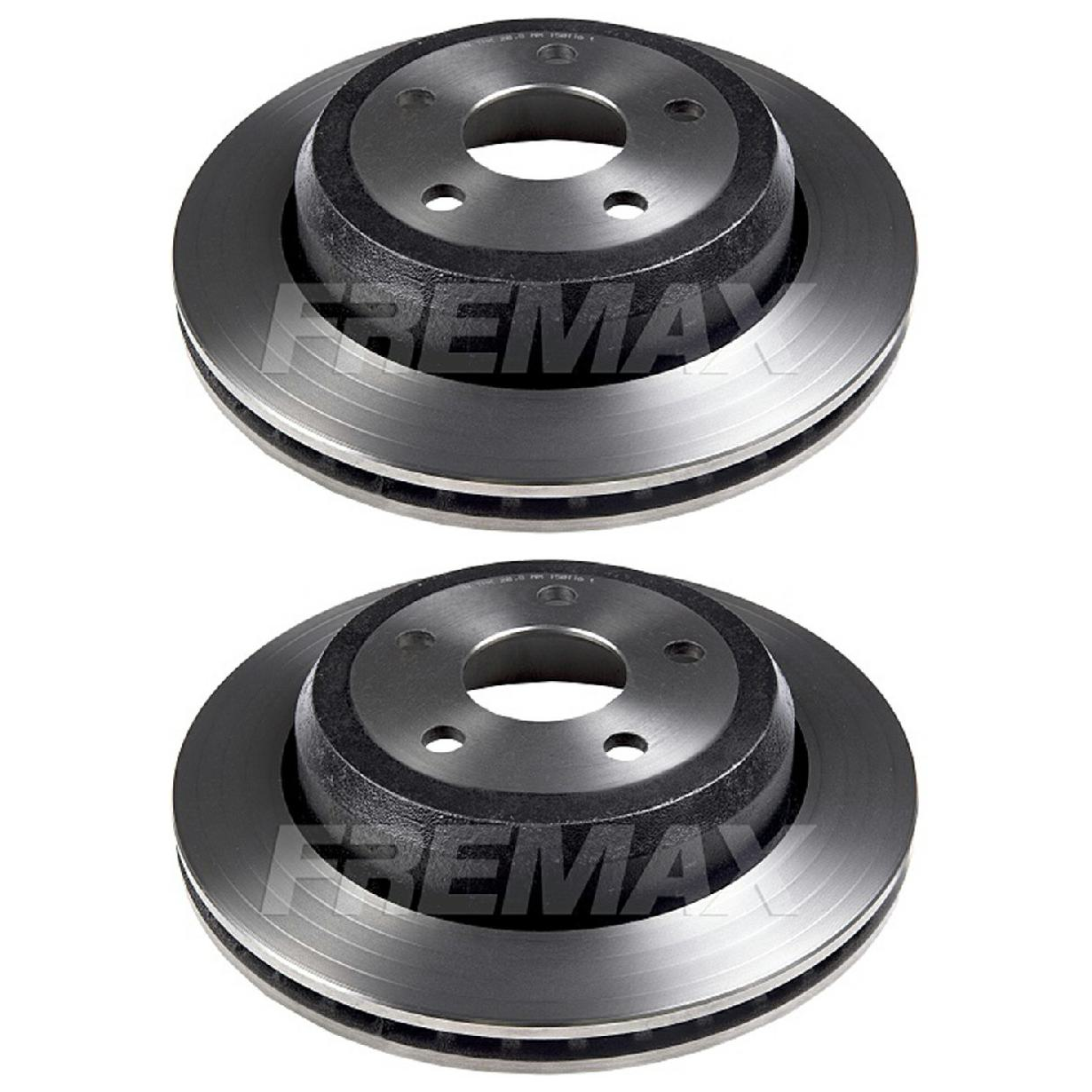 Par de Discos de Freio Ventilado Traseiro - Fremax - BD5153 - (1)