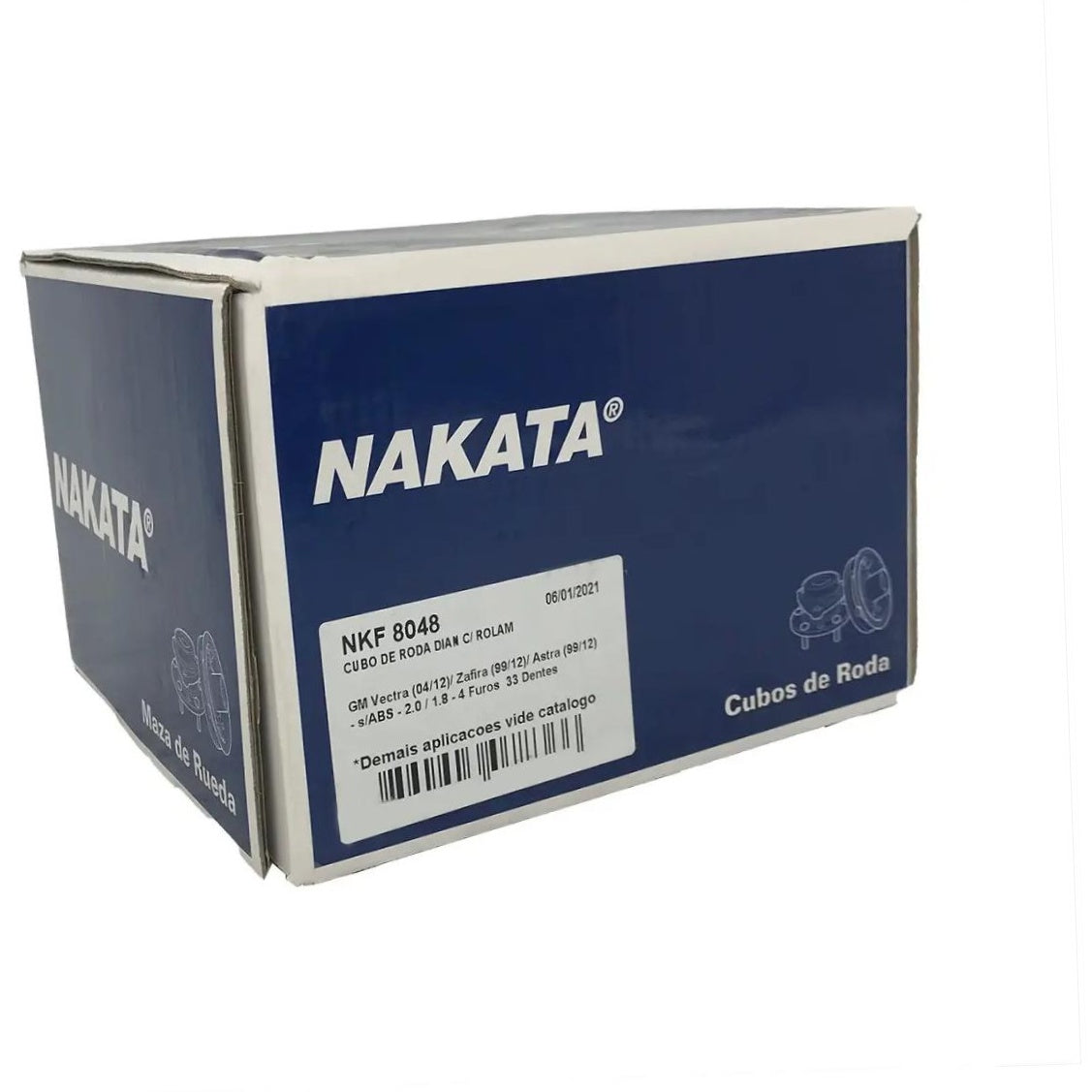 Cubo de Roda Dianteiro 33 Dentes para Chevrolet Astra Hatch e Astra Sedan - Nakata - NKF 8048 - (5)
