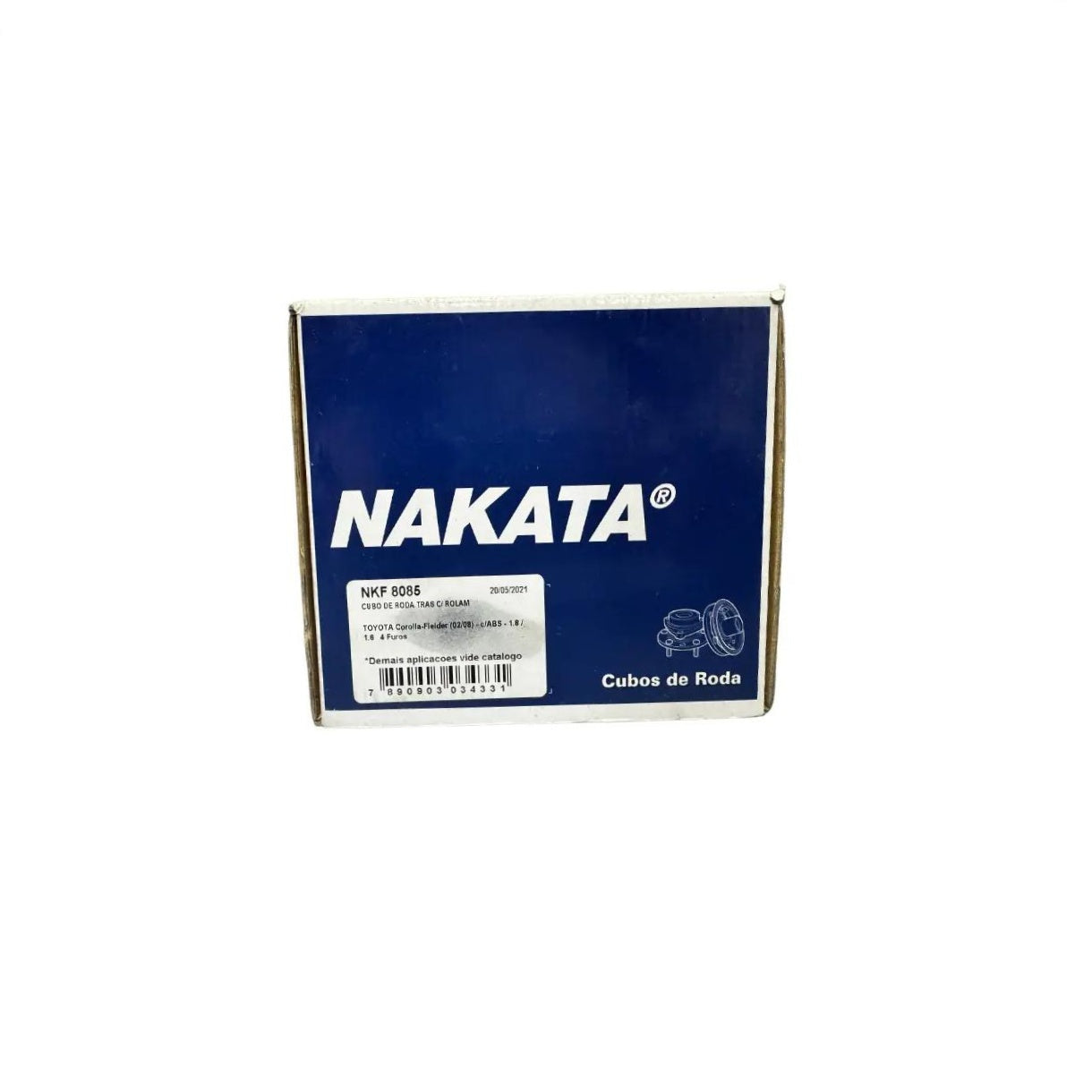 Cubo de Roda Traseiro Direito ou Esquerdo para Toyota Corolla e Fielder - Nakata - NKF 8085 - (6)