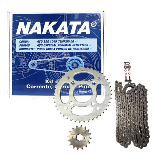 Kit da Coroa Pinhão e Corrente - Nakata - TM10120R - (1)