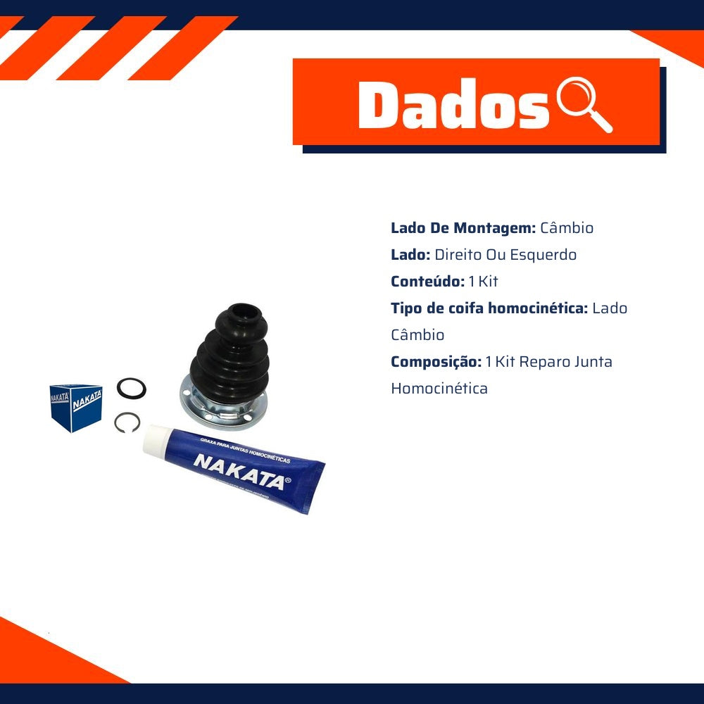 Kit de Reparo DA Junta Homocinética - Nakata - NKJ319-3 - (2)