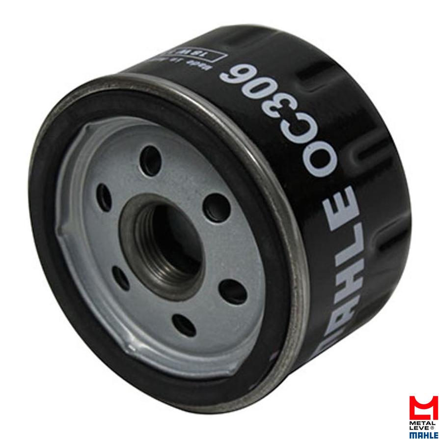 Filtro Blindado de Óleo Lubrificante - Mahle Metal Leve - OC306 - (1)