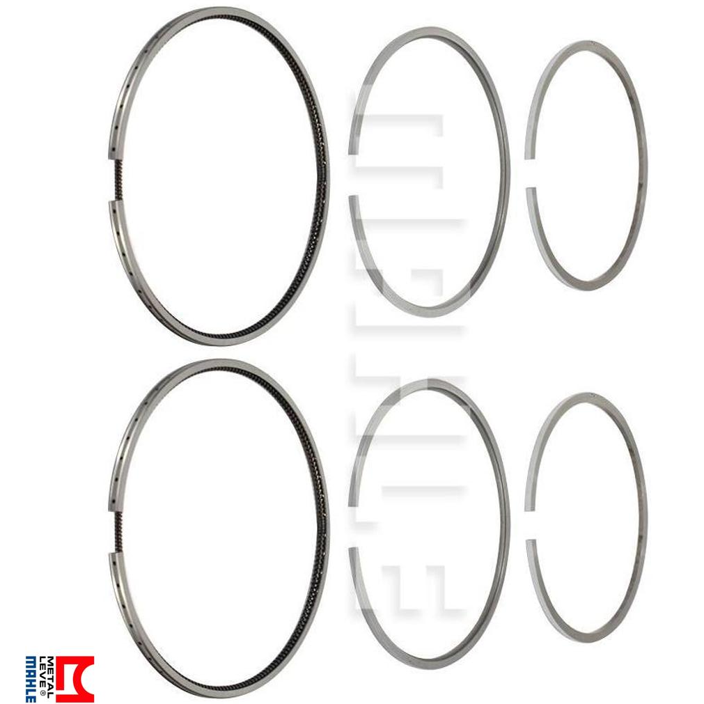 Jogo de Anéis do Pistão 0,30 2 Cilindros - Mahle Metal Leve - DC.8660 0,30 - (7)