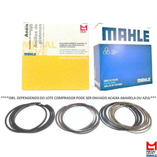 Jogo de Anéis do Pistão 0,50 - Mahle Metal Leve - STA.8038 0,50 - (1)