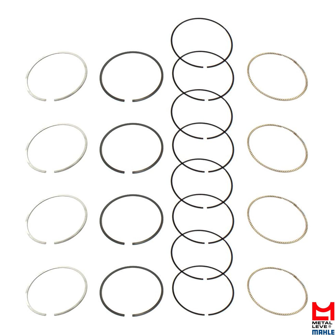 Jogo de Anéis do Pistão 0,50 - Mahle Metal Leve - TR.9279 0,50 - (1)