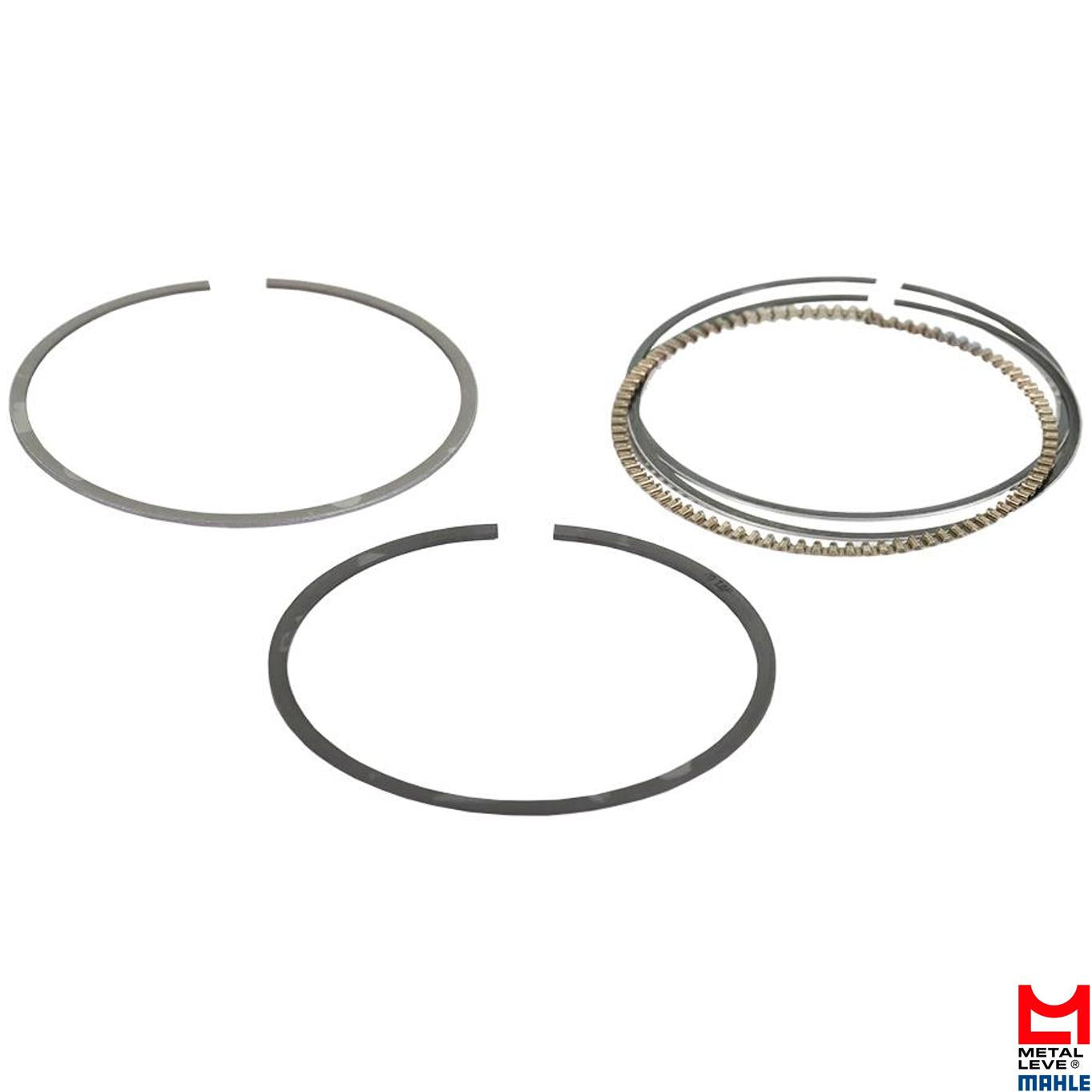 Jogo de Anéis do Pistão 0,75 - Mahle Metal Leve - AA.9182 0,75 - (1)
